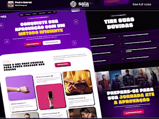 Redesign | Landing Page | Sala do Saber