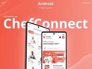 Android Presentation - Chef Booking App | Behance