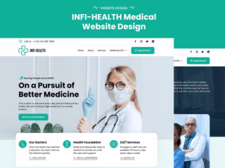 INFI-Health medical website design