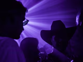 "Illuminated Rhythms: Capturing the Night's Dance of Light and P
