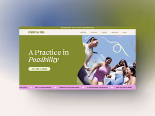 People's Yoga Custom Webflow Site