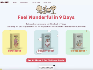 ✍🏼 Web Copy: Wunderground Coffee