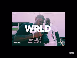 WRLD - Music Agency Template