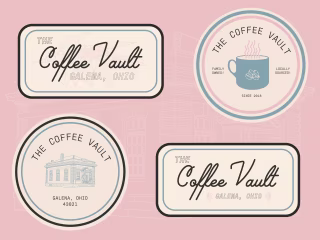 THE COFFEE VAULT | Merchandise Design Bundle