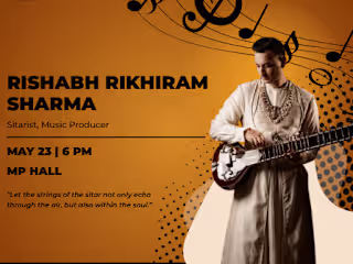 Sitar Performance at college event