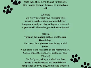 The Fluffy Cat- Lyrics