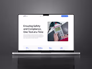 Yeti Ltd: Framer Website Build for leading PAT Testing company