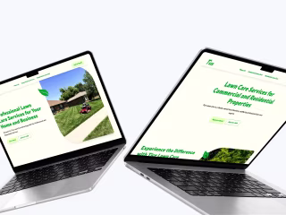 Tice Lawn Care | Logo + Web Design