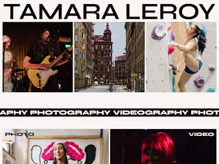 Tamara Leroy  - Porfolio Showcase