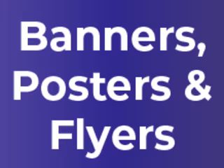 Banners, Posters & Flyers designs