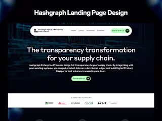Provenex Landing Page Design for Supply Chain Transparency