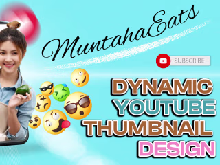 Elevate Your Food Vlog with Eye-Catching YouTube Thumbnail 