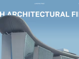 Architecture landing page 