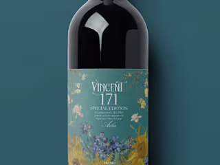 Vincent 171 - Wine Bottle Labels Design