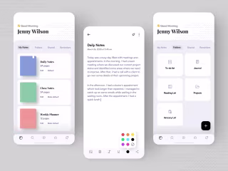 Daily notes app