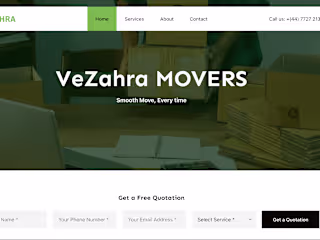 VeZahra Removals Website