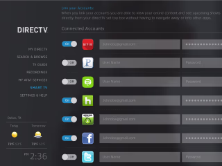 UI Design for DirectTV