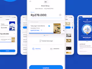 Mobile App for one of Indonesia Largest Banks (Bank Mandiri)