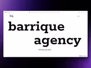 Barrique Studio - Portfolio & Agency Website Template