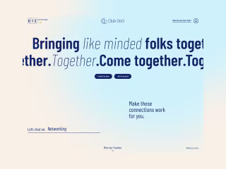 Club Ono - Product Design/Visual Identity