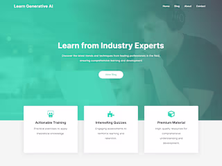 Learn Generative AI Blog