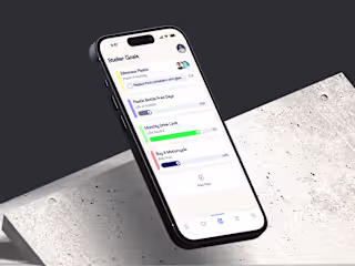 Steller Goals | Mobile App Design
