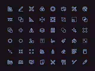 Graphic Design and Development icon pack
