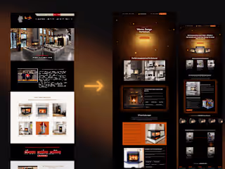 Der Kamindoktor: Web Revitalization with Dark Mode Elegance