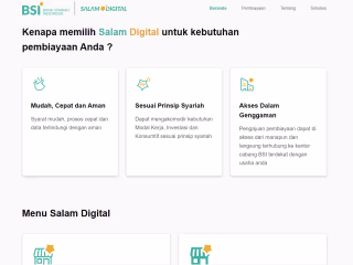 Financial Support Web for SMEs (Salam Digital)