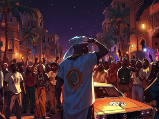 What would it sound like if 2Pac rapped over Egyptian records?