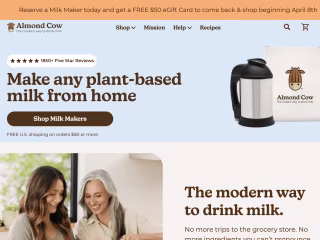 Almond Cow | E-commerce | Shopify