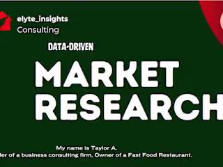 I will do market research, competitor research, niche research …