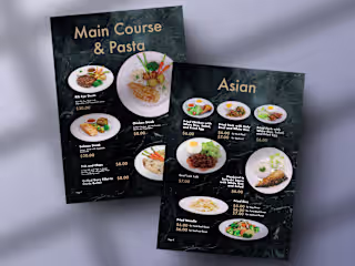 Genius Resort Menu Design