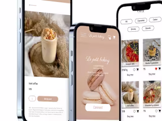 Bakery mobile website