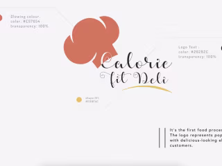Logo Work of food Industry.