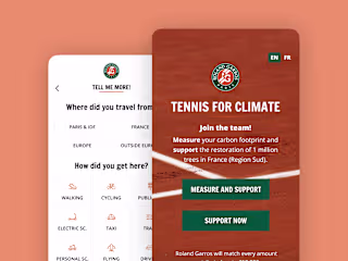 Climate app for Roland Garros★★★★★