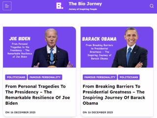 The Bio Journey - Biography Website