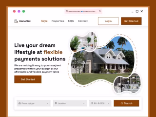 HomeFlex Web design