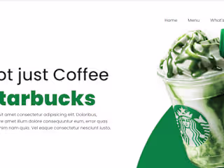 Starbucks Landing Page 
