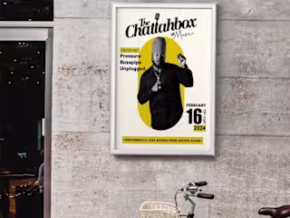 Music poster for an event