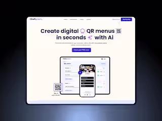 Chefy Menu - Product Design & MVP Development