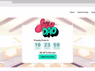 Songaday website redesign