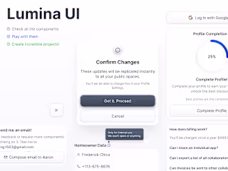 LuminaUI - Design System