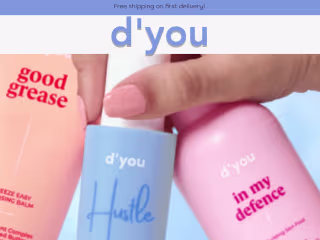 Web Design and Visual Assistant for D'you brand.