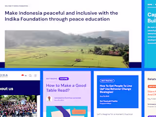 Indika Foundation: Web Design