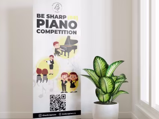 Roll-Up Banner Design for a Music Event