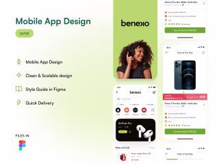 📱 Mobile App Design for Beneko · E-Commerce