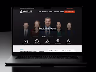 Assiff Law - Website Re-design