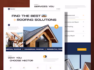Professional Roofing Services Website

