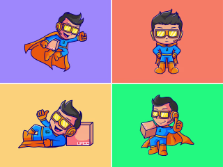 Super Boxman dor Business :: Behance